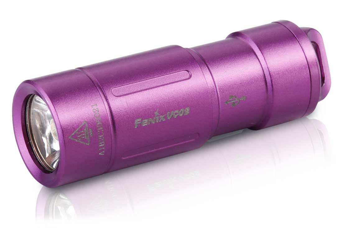 UC02 USB Rechargeable Keychain Flashlight - Discontinued