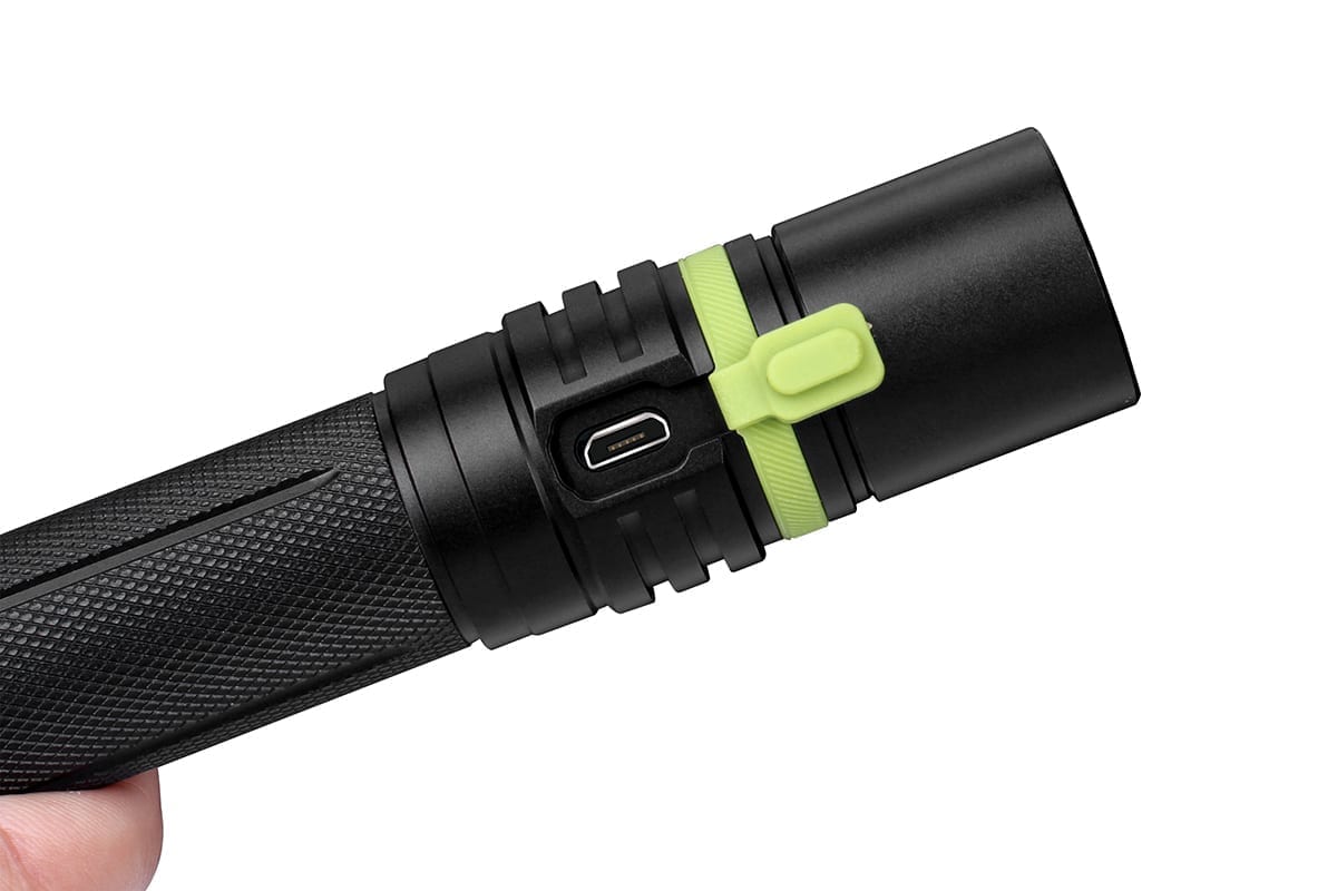 fenix uc30 rechargeable flashlight micro usb