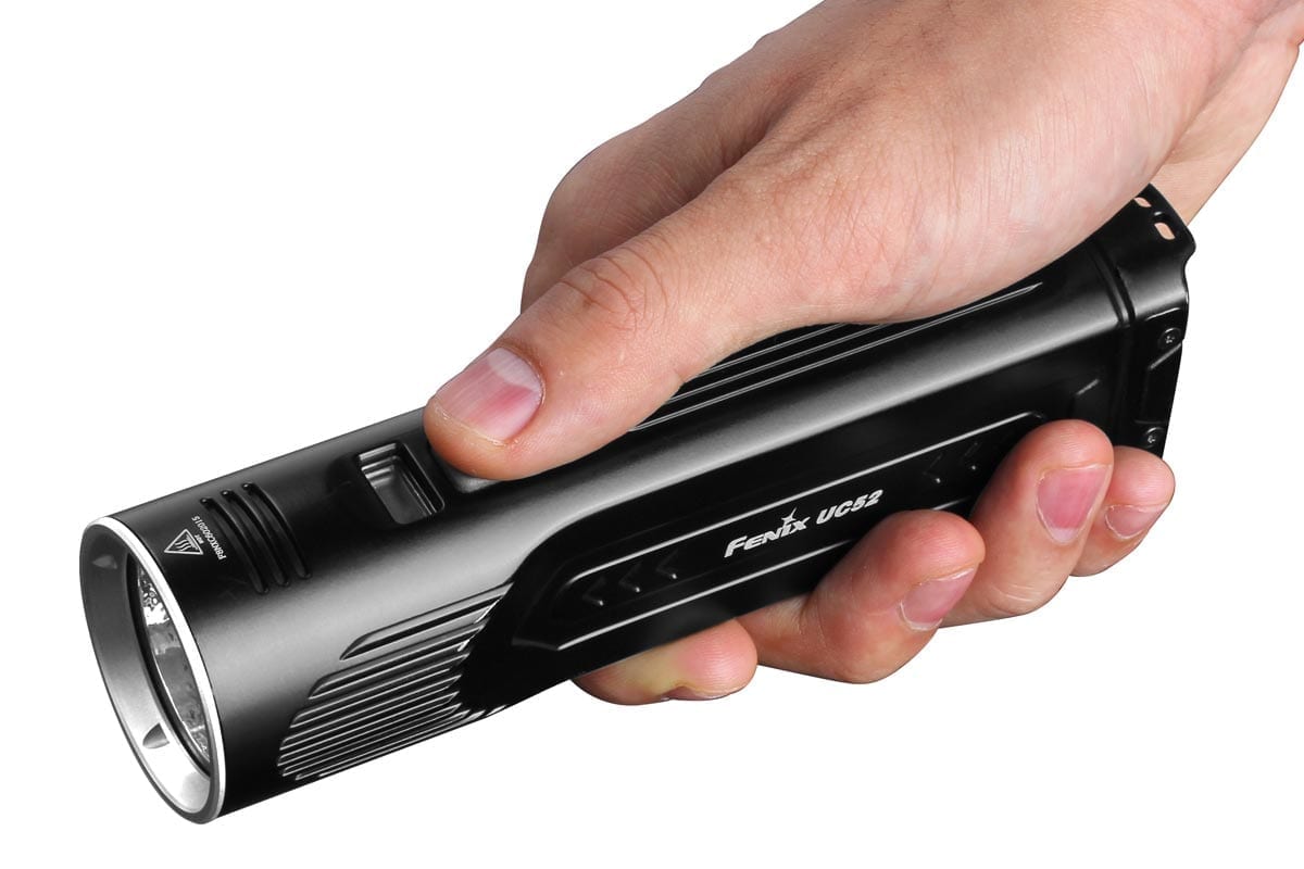 fenix uc52 rechargeable flashlight mid size
