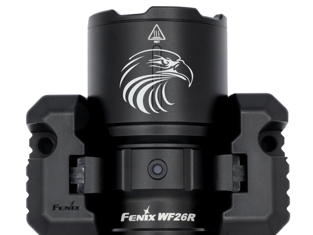 fenix wf26r flashlight with charging dock engraved