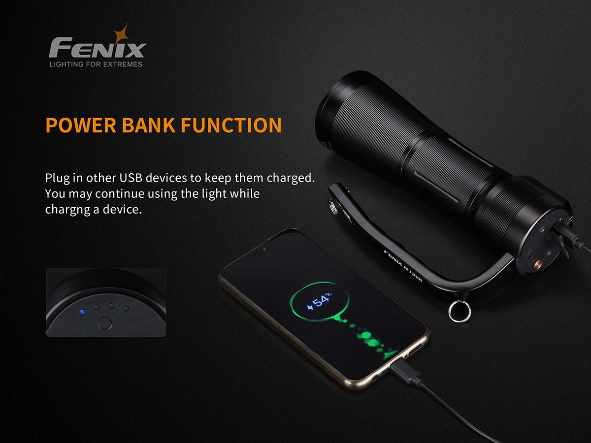 Fenix WT50R flashlight power bank