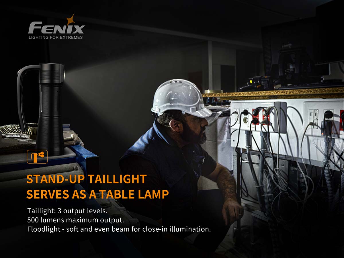Fenix WT50R flashlight tail light