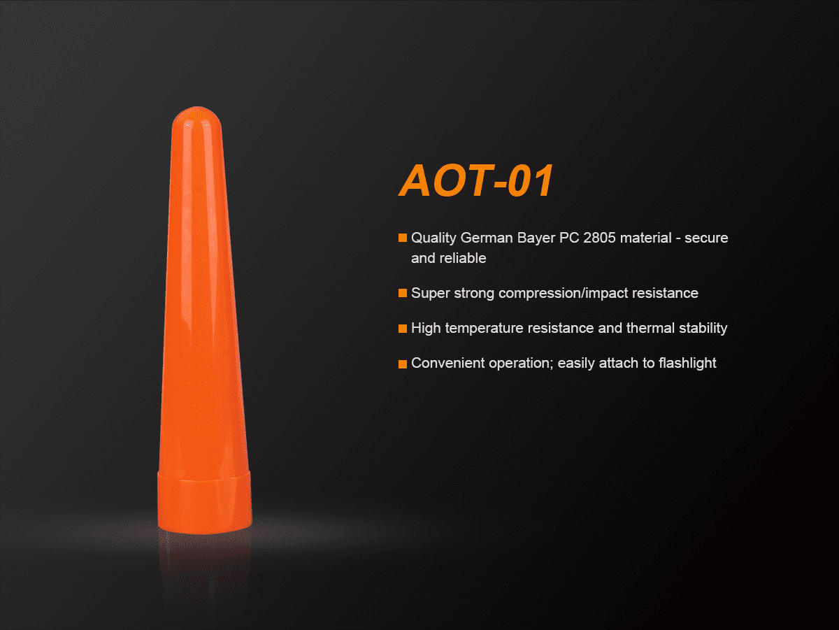 fenix flashlight cone Fenix AOT-01 Traffic Wand- DISCONTINUED