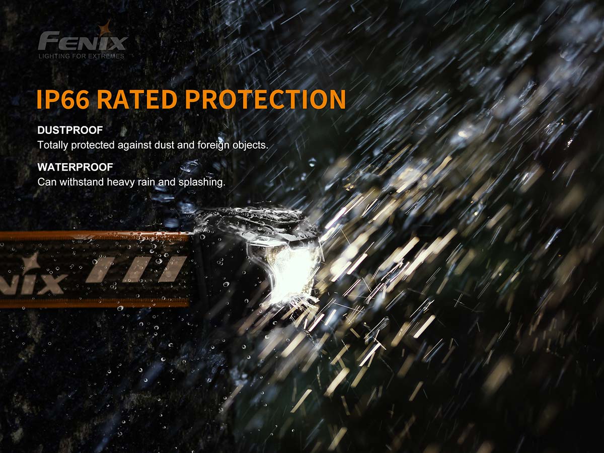 fenix hl18rw headlamp rainproof