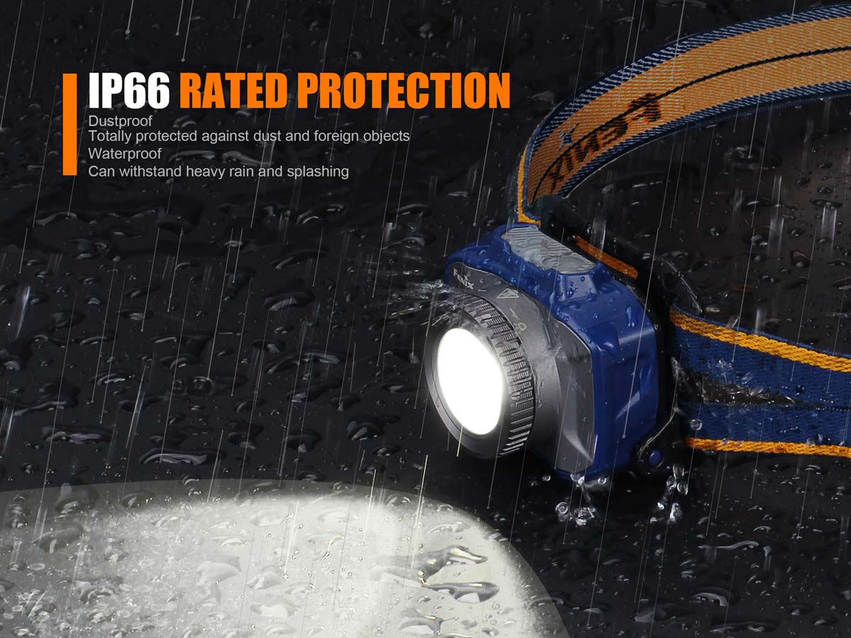 fenix hl40r focusable rechargeable headlamp waterproof dustproof