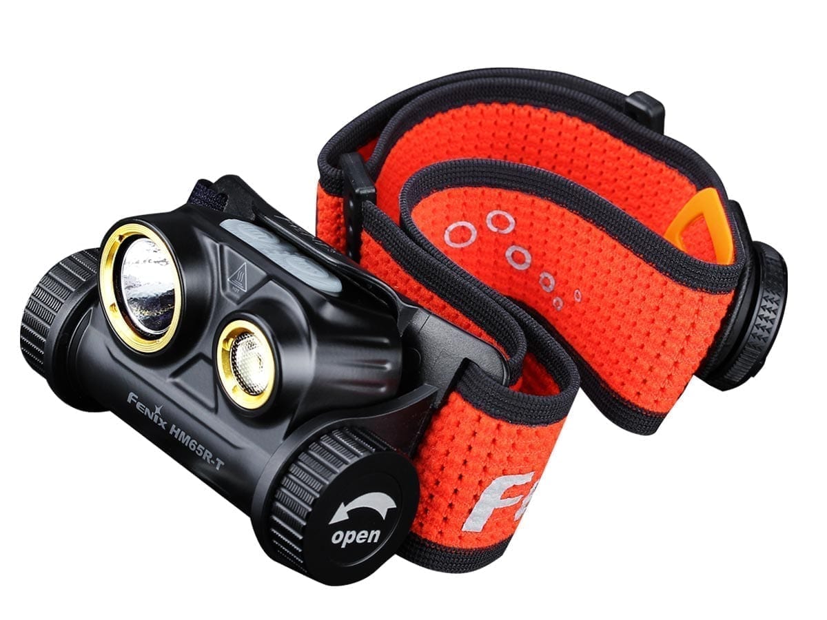 Fenix HM65R-T Lampe frontale rechargeable USB-C à double faisceau 1500  lumens, légère pour trail avec batterie de secours et organiseur LumenTac :  : Sports et Plein air