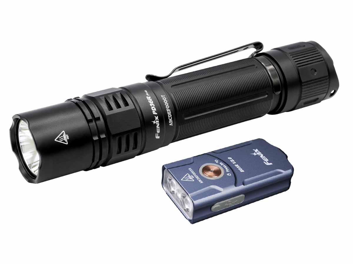 Fenix PD36R PRO Rechargeable Flashlight Promo Pack