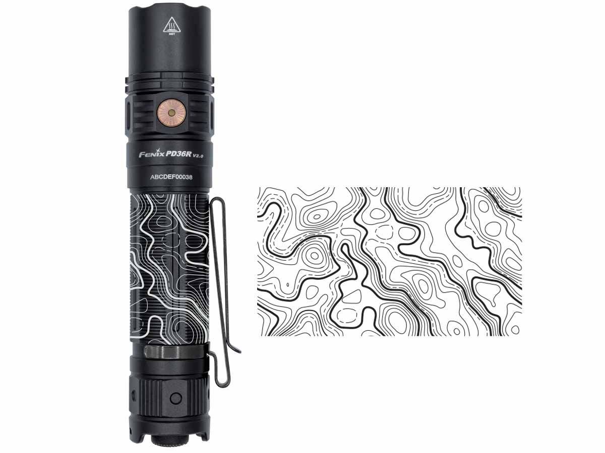 Fenix PD36R V2.0 Flashlight with Special Edition Engraved Design