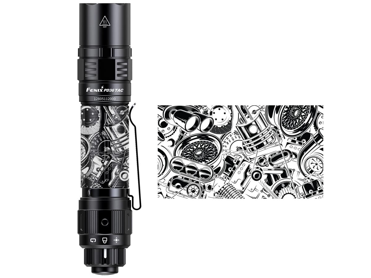 Fenix PD36 TAC Flashlight with Special Edition Engraved Design
