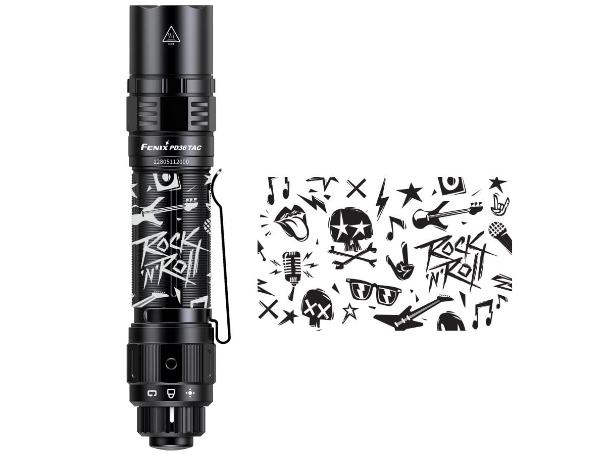 Fenix PD36 TAC Flashlight with Special Edition Engraved Design