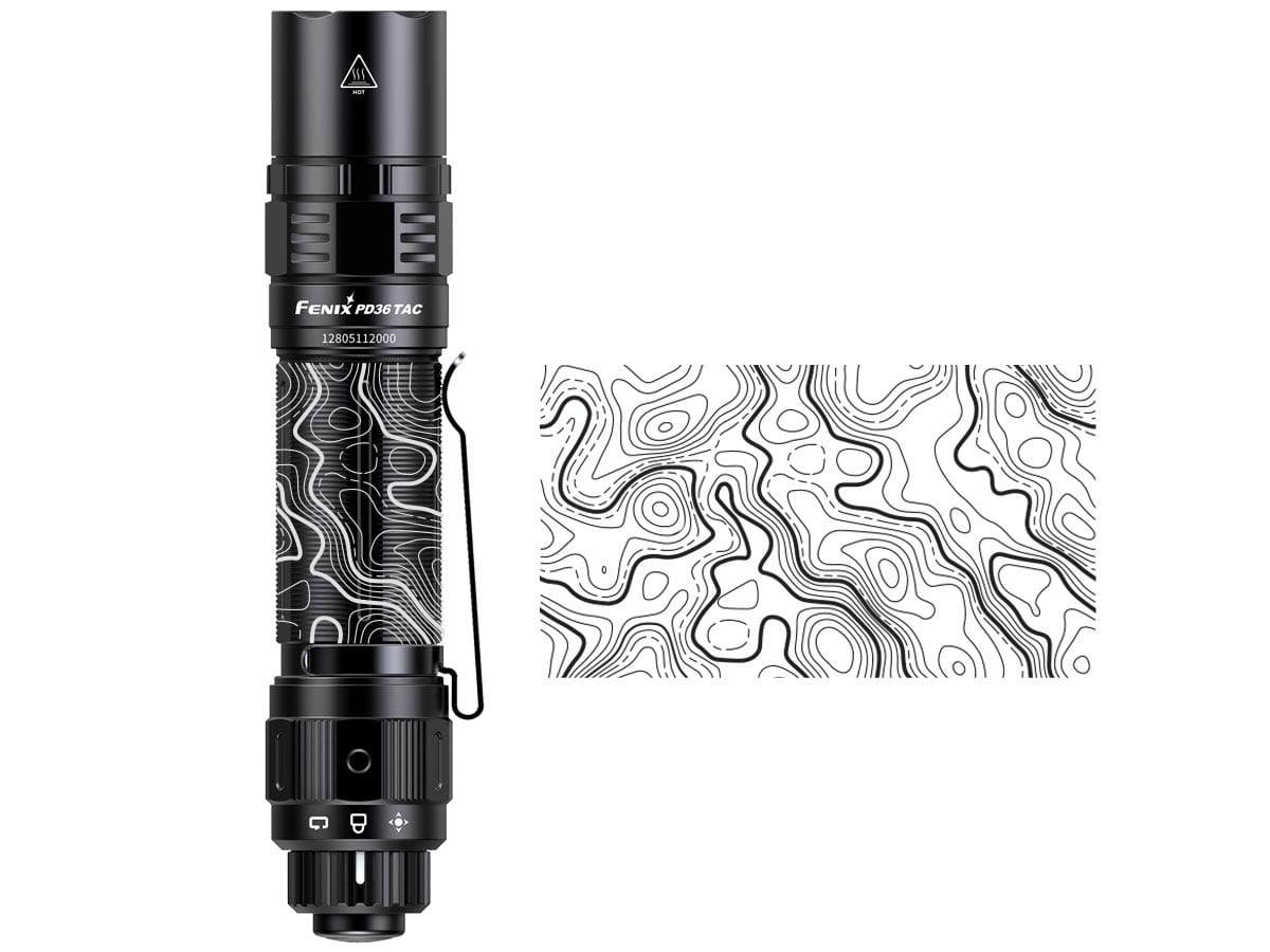 Fenix PD36 TAC Flashlight with Special Edition Engraved Design