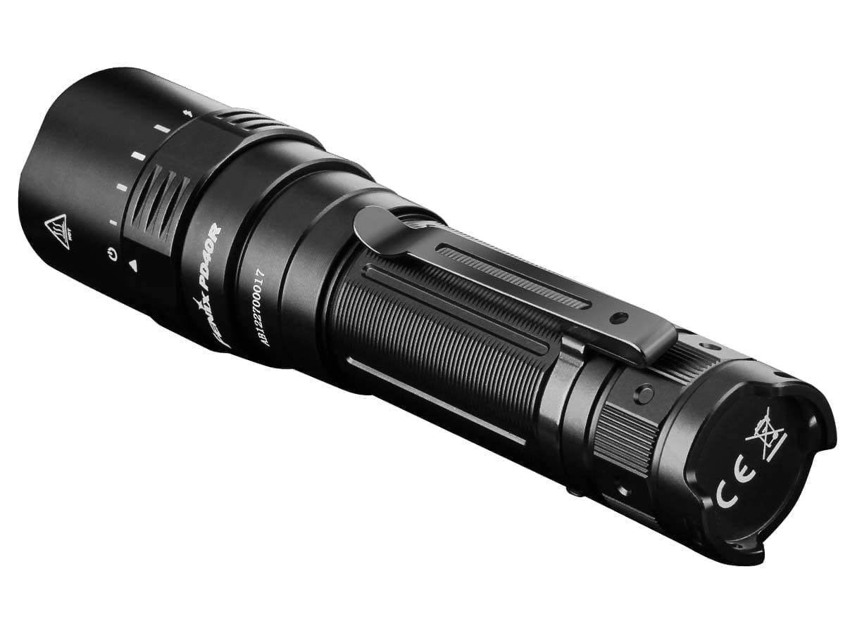 fenix pd40r rechargeable flashlight tail