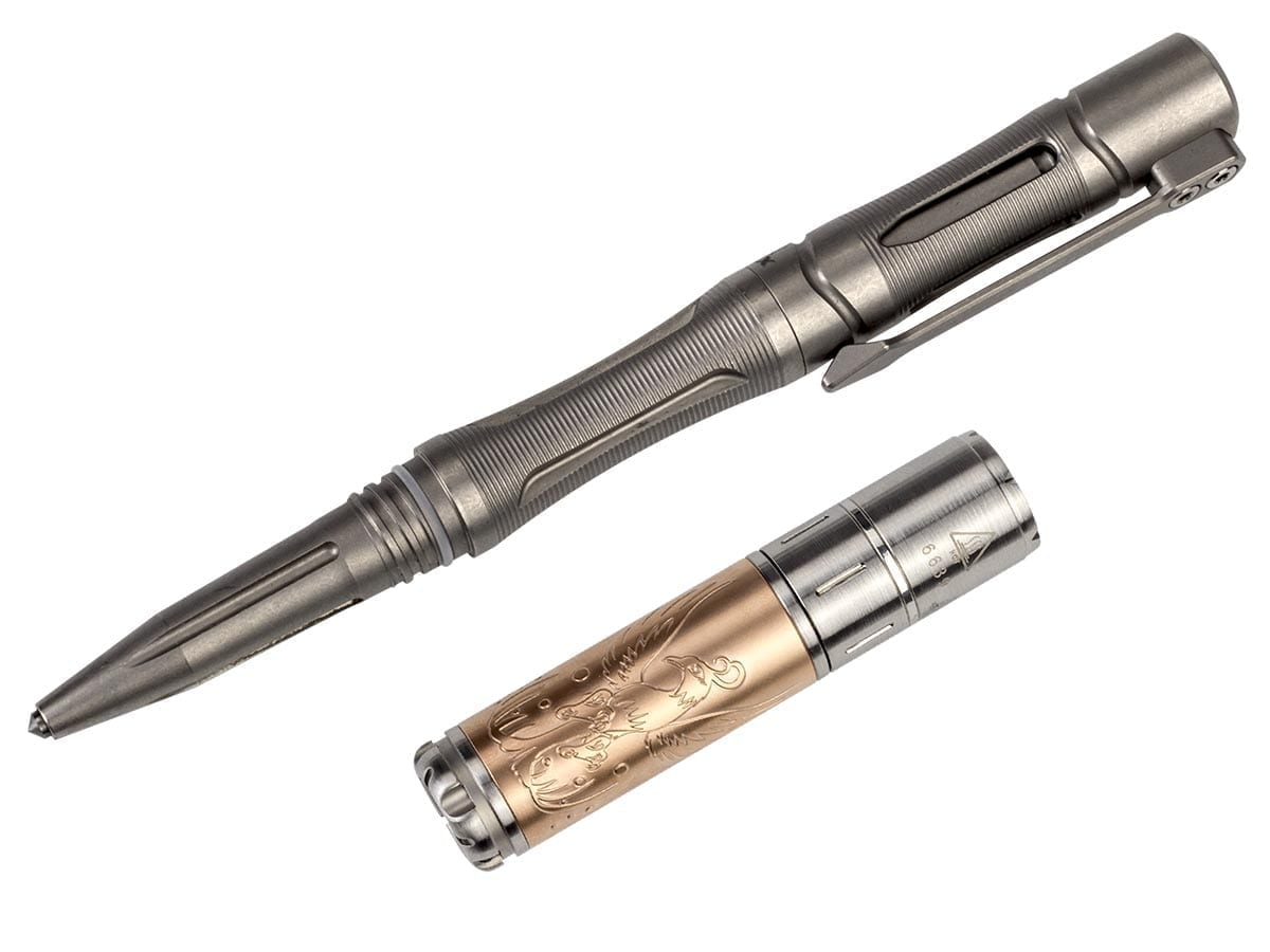 Fenix T5TI Tactical Pen F15 flashlight gray