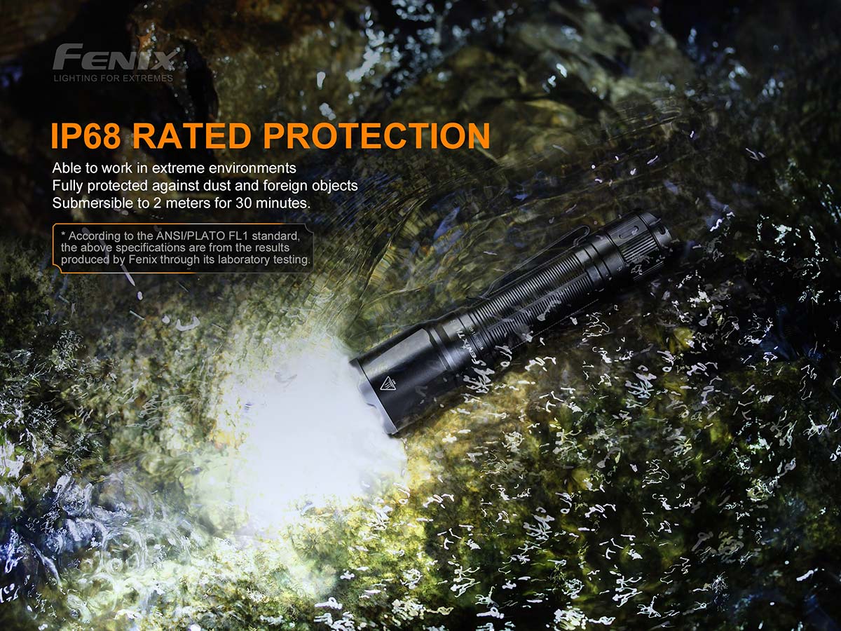 fenix tk16 tactical flashlight waterproof