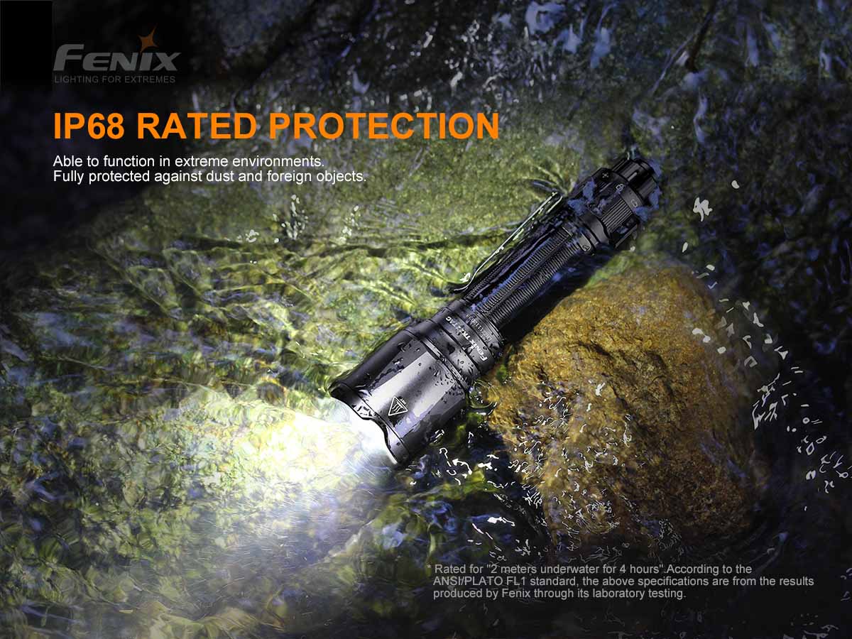 fenix tk22 tac tactical flashlight waterproof