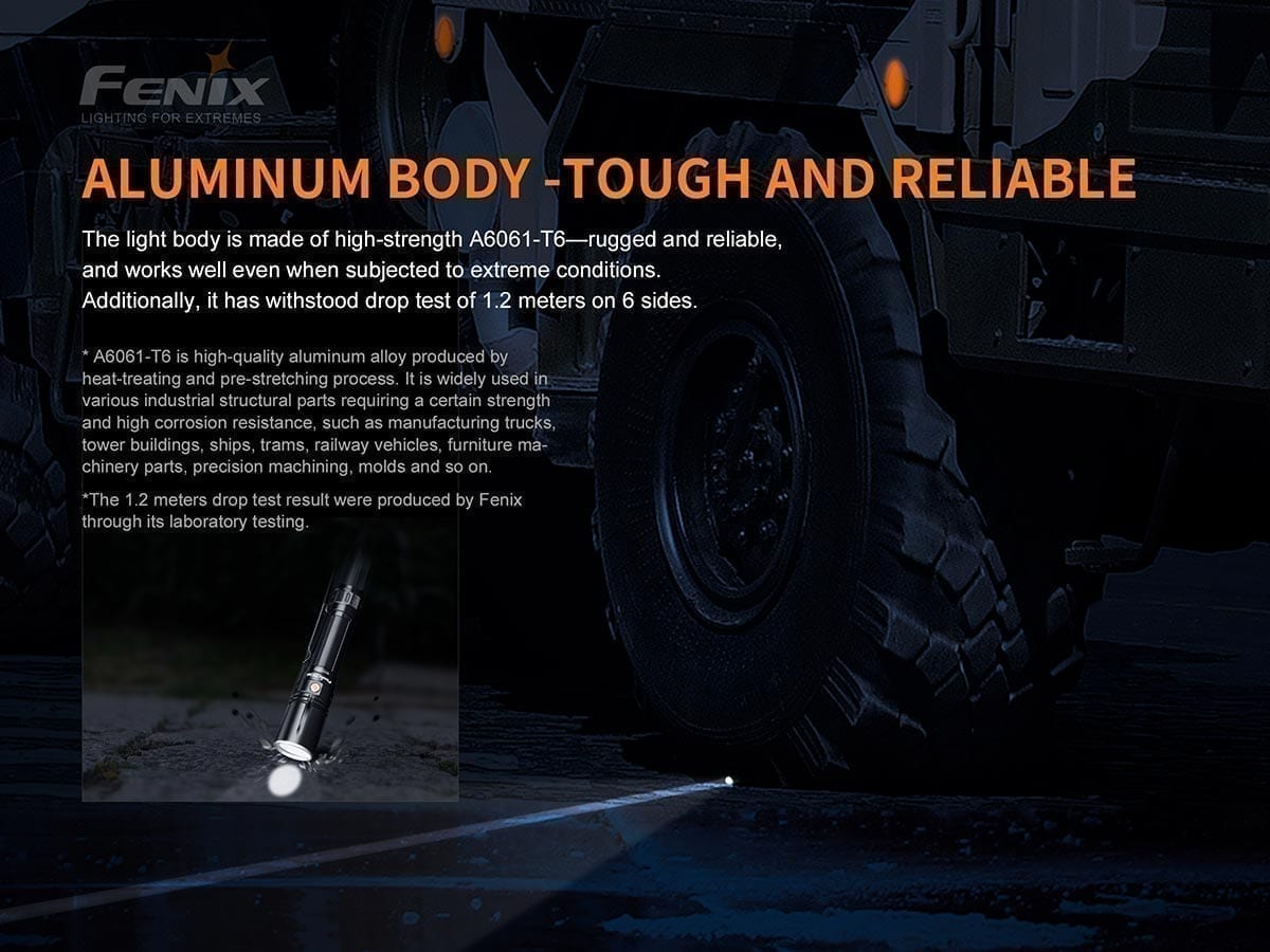 Fenix TK30 white laser flashlight aluminum