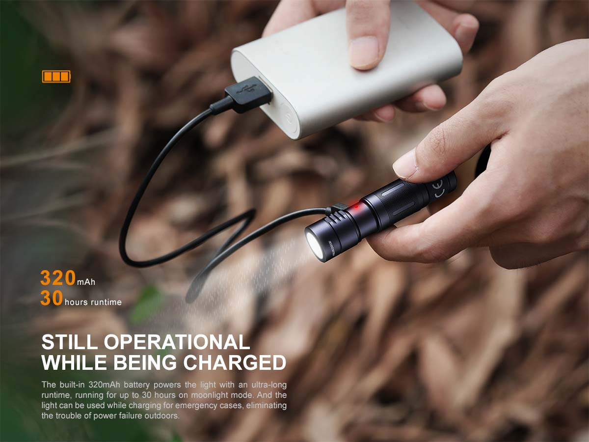 fenix e05r keychain flashlight Fenix E05R Keychain Flashlight - 400 Lumens