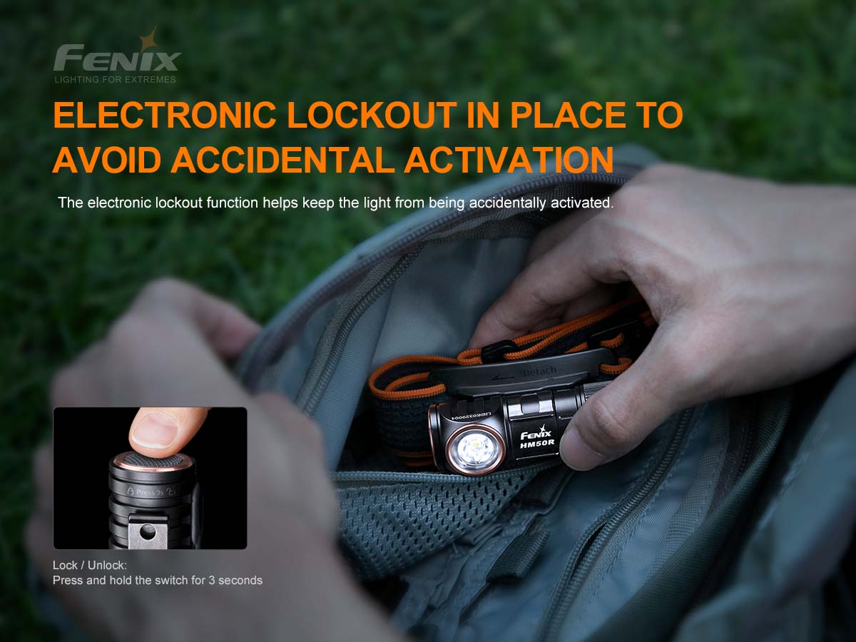 fenix hm50r v2 headlamp lockout