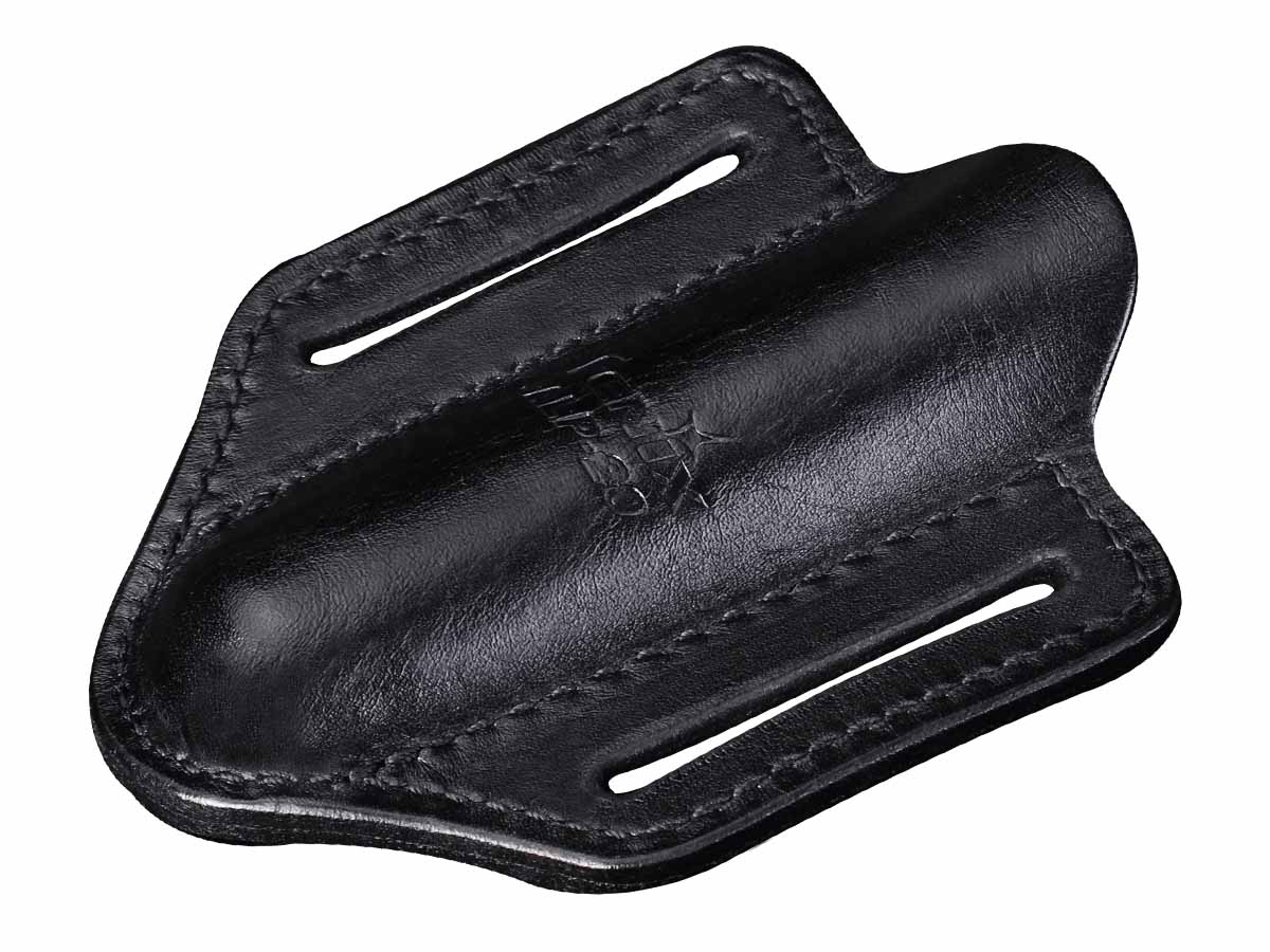 fenix alp-20 open top leather flashlight holster