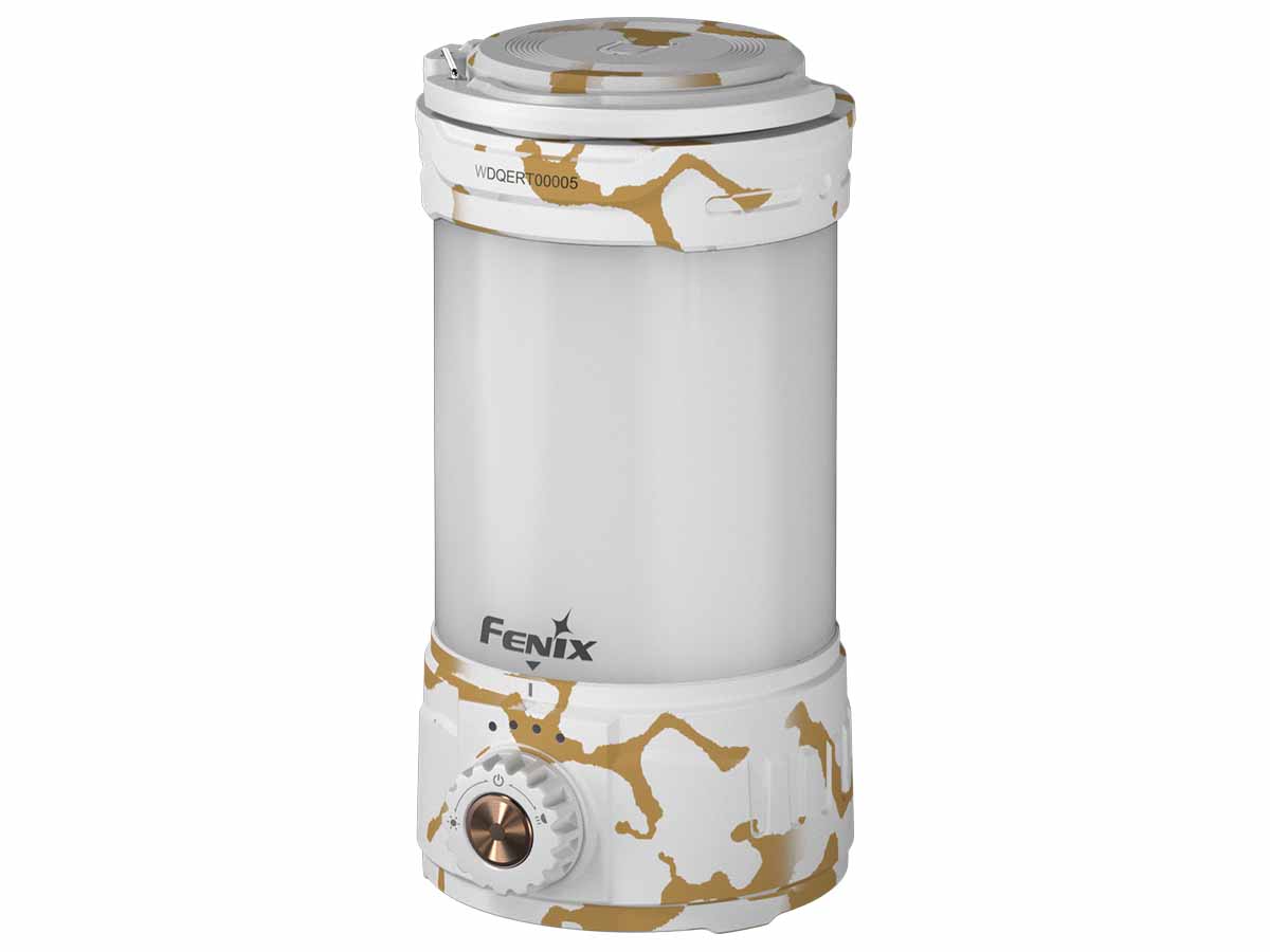 fenix cl26r pro rechargeable lantern white marble