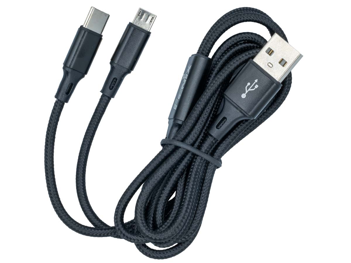 2-in-1 USB Charging Cable - Fenix Lighting