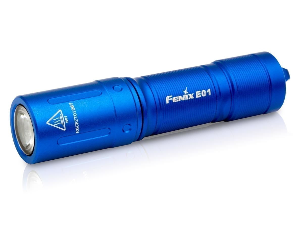 fenix e01 v2 AAA flashlight blue