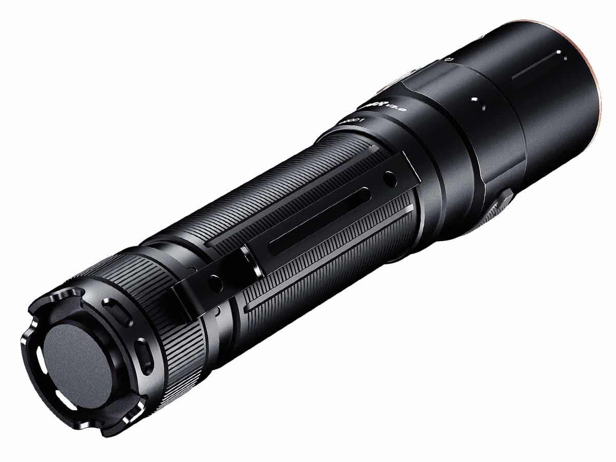 fenix e28r v2 rechargeable edc flashlight back magnetic tail