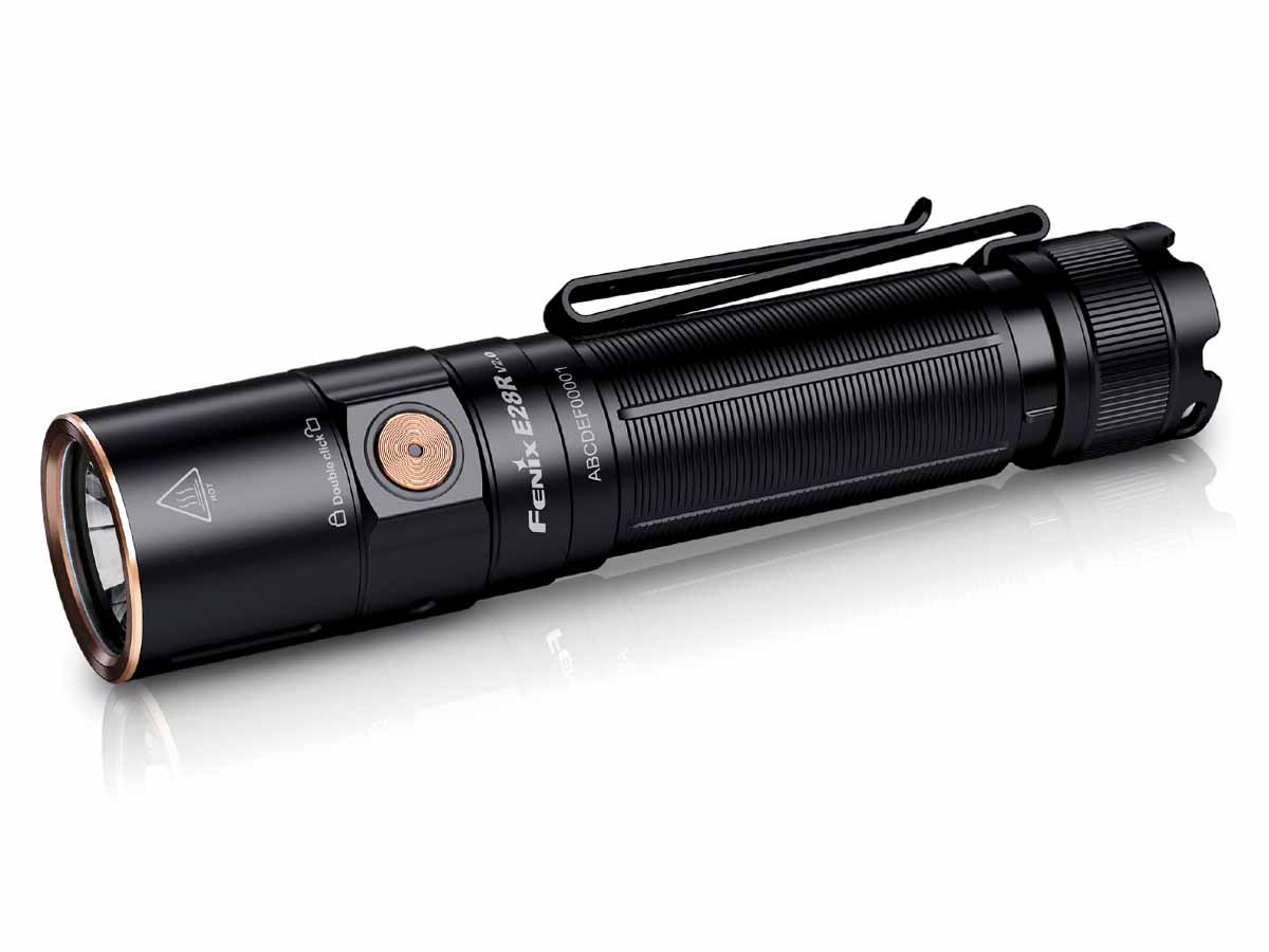 fenix e28r v2 rechargeable edc flashlight