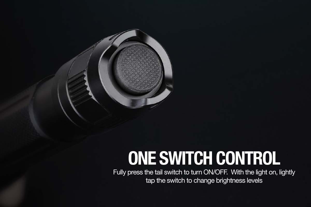 fenix fd20 focus flashlight tail switch