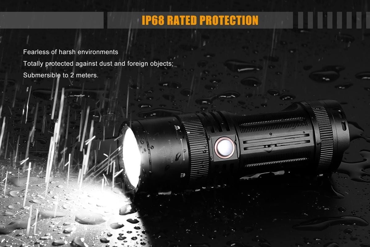 fenix fd45 focus flashlight waterproof dustproof