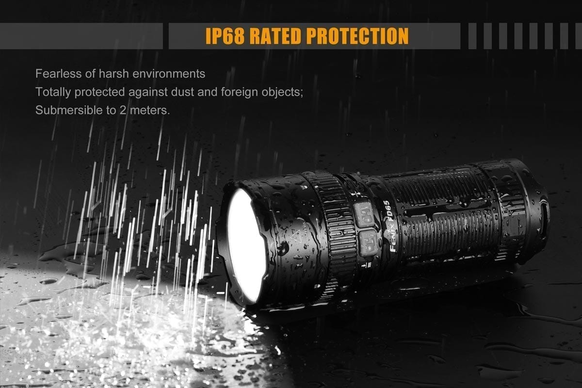 fenix fd65 focus flashlight waterproof dustproof