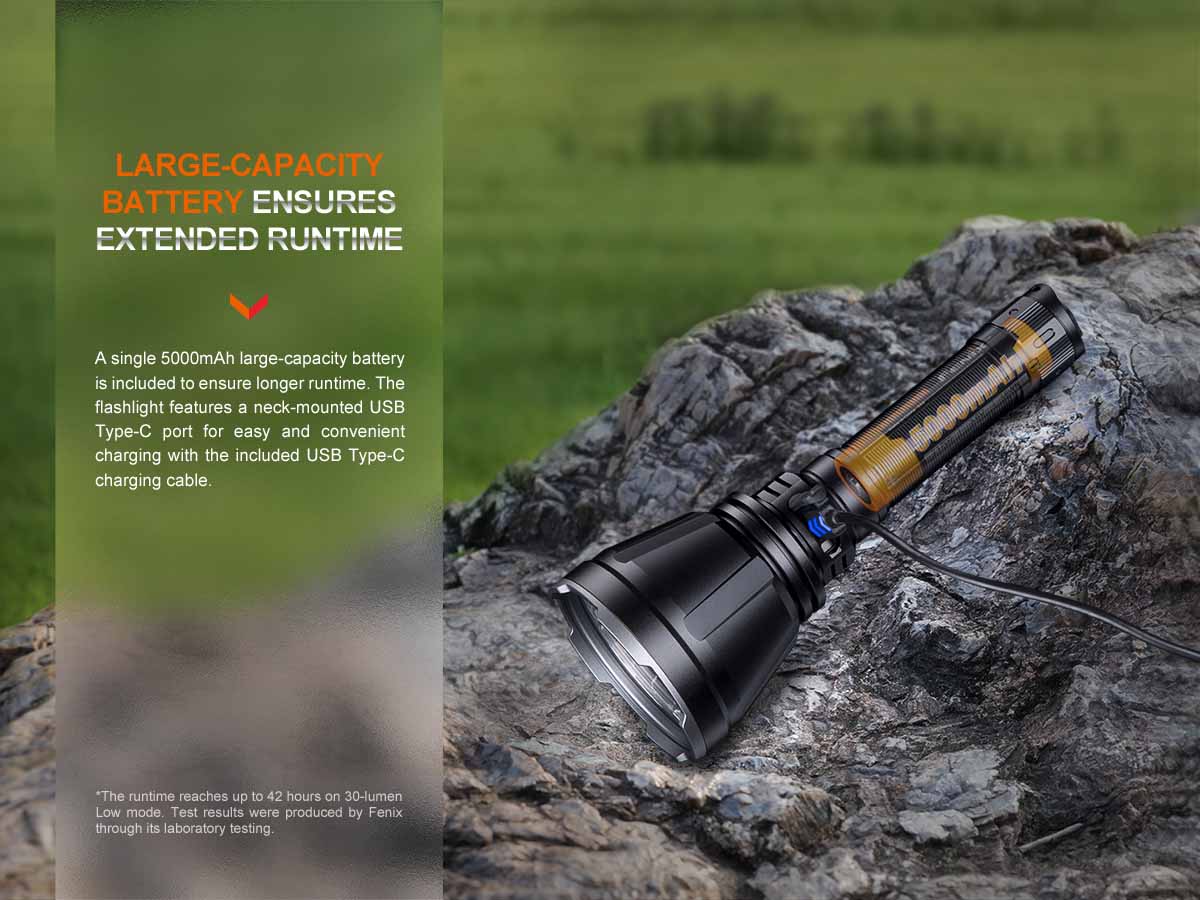 brightest most powerful led flashlights by fenix fenix-storefenix store Fenix HT18R Long-Distance Flashlight - Over 1200 Yards