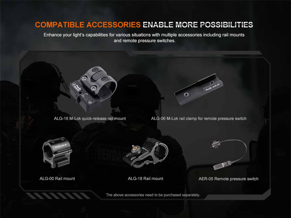fenix ht32 flashlight compatible accessories
