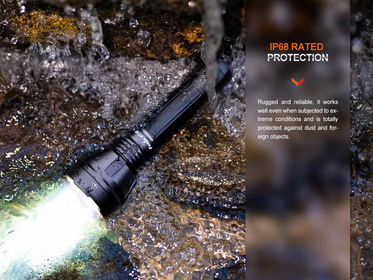 fenix ht32 flashlight waterproof and dustproof