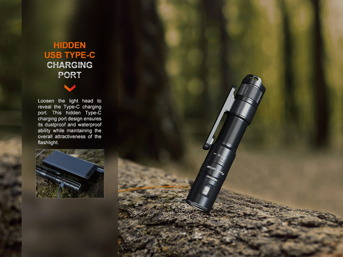 best fenix flashlight for edc Fenix LD12R Rechargeable EDC Flashlight