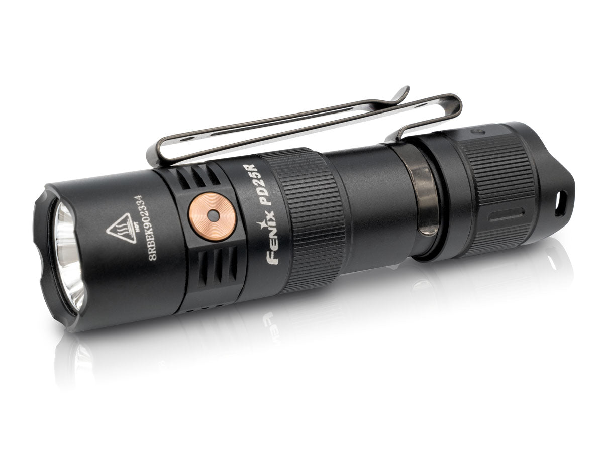fenix pd25r rechargeable flashlight edc