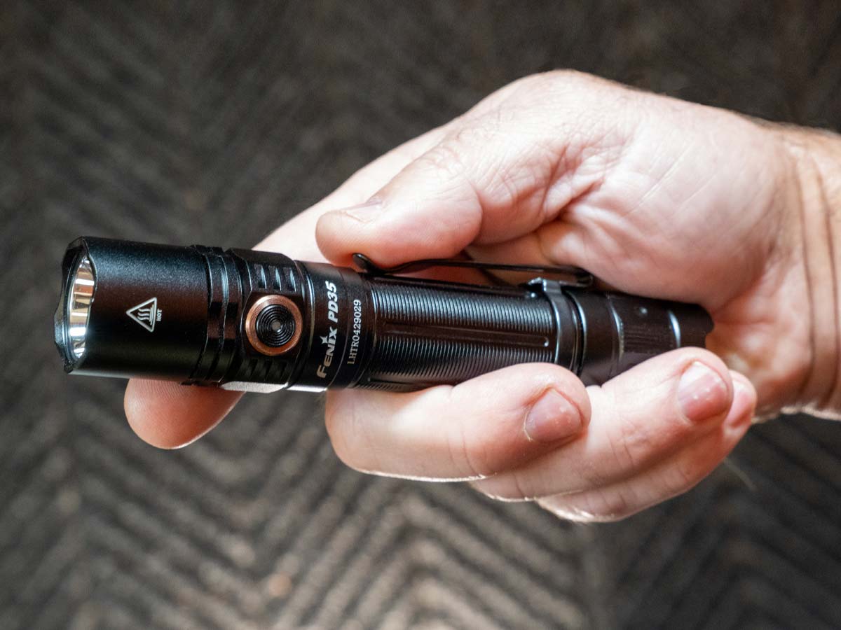 fenix pd35 flashlight size