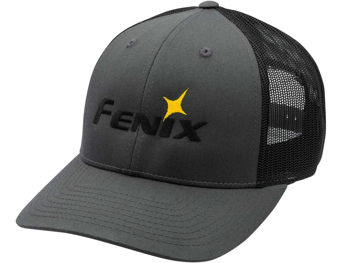 fenix trucker hat charcoal balck