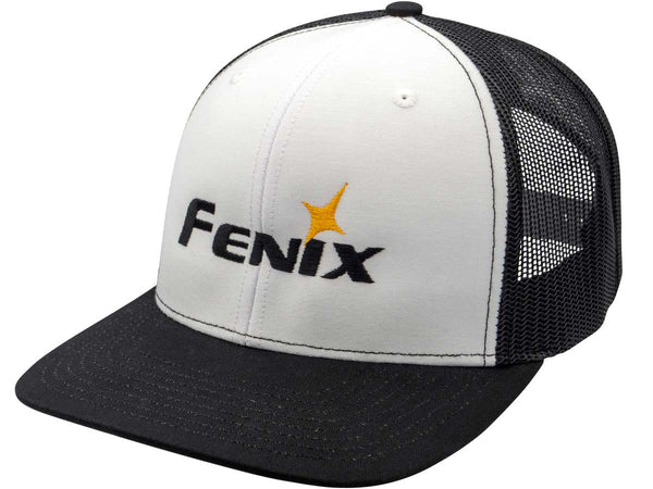 fenix trucker hat white black
