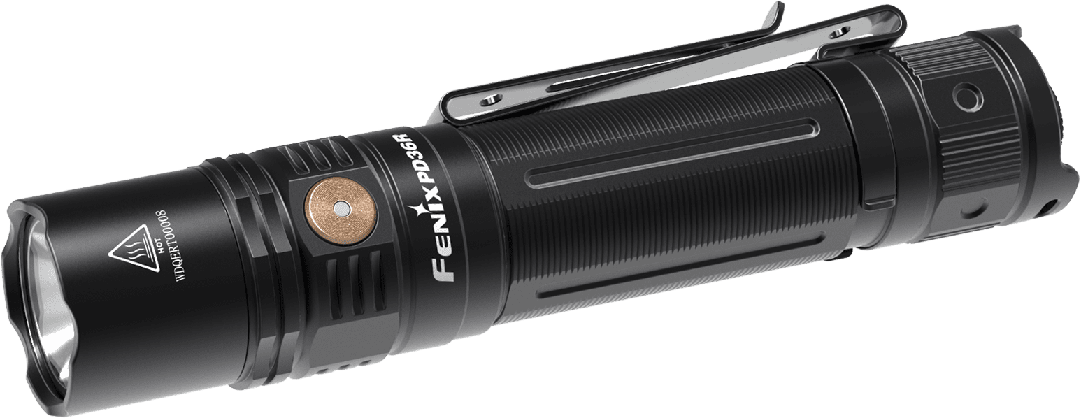 new fenix pd36r rechargeable flashlight